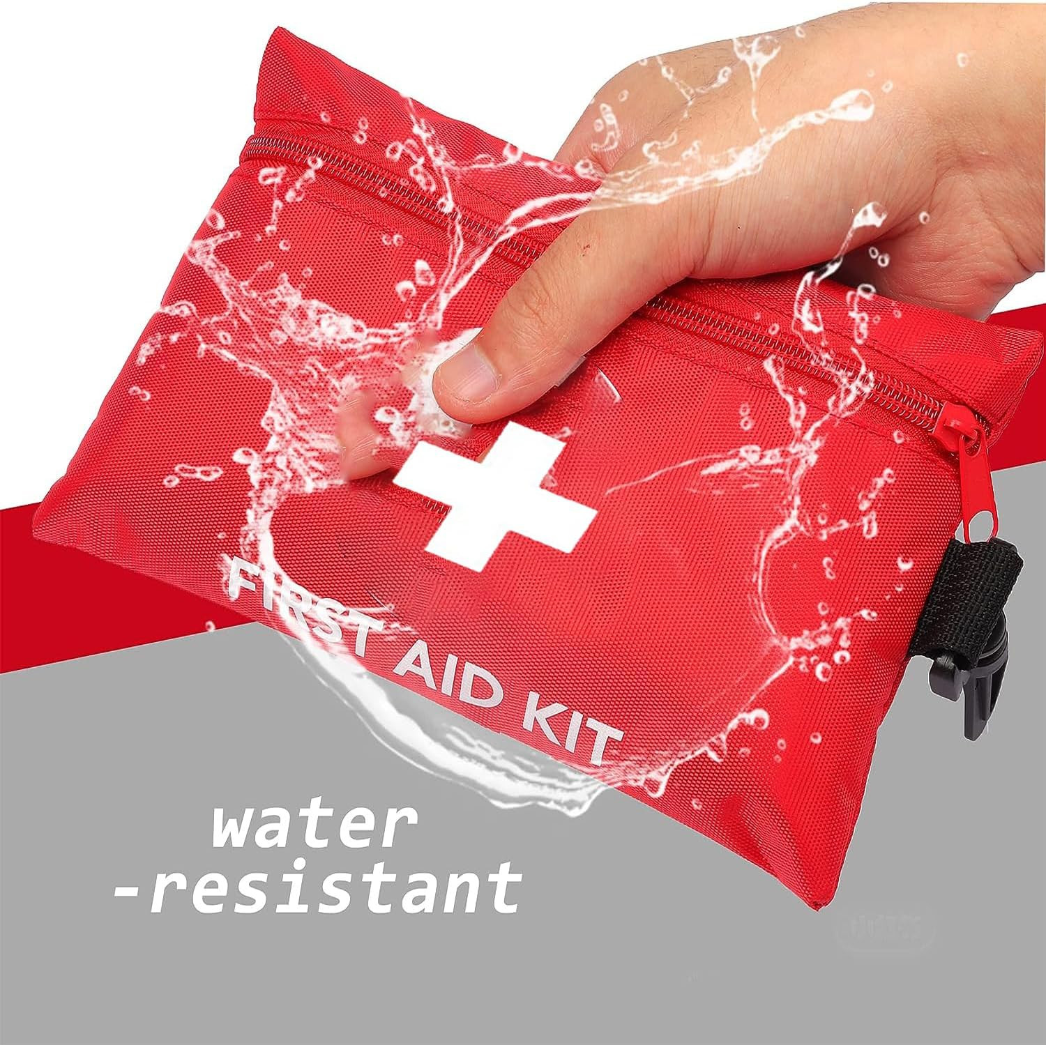 Small First Aid Kit -98 Piece First Aid Kit, Small Travel First Aid Kit Treat an