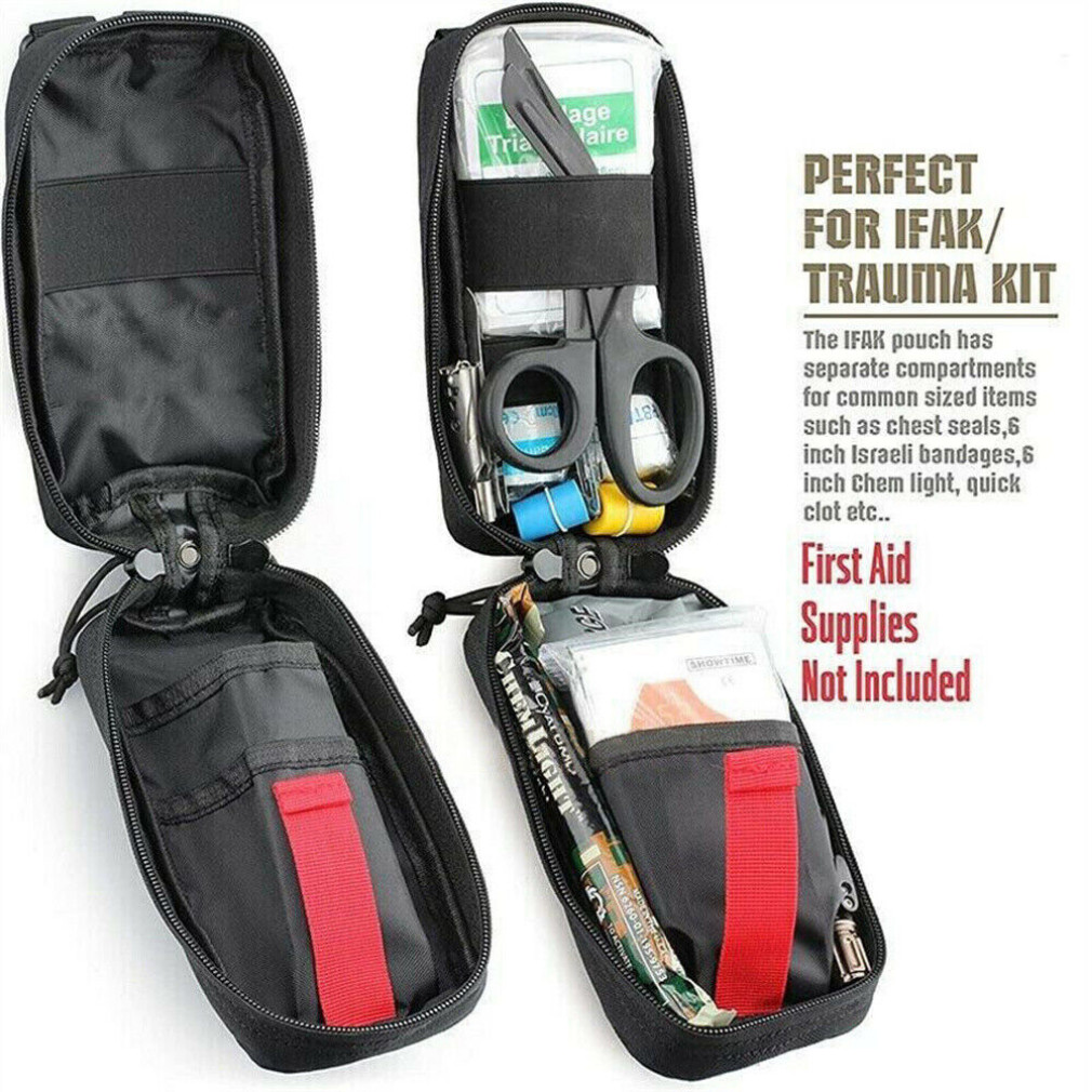 Tactical MOLLE Medical EDC Pouch Outdoor EMT First Aid Kit Pouch Outdoor Hunting