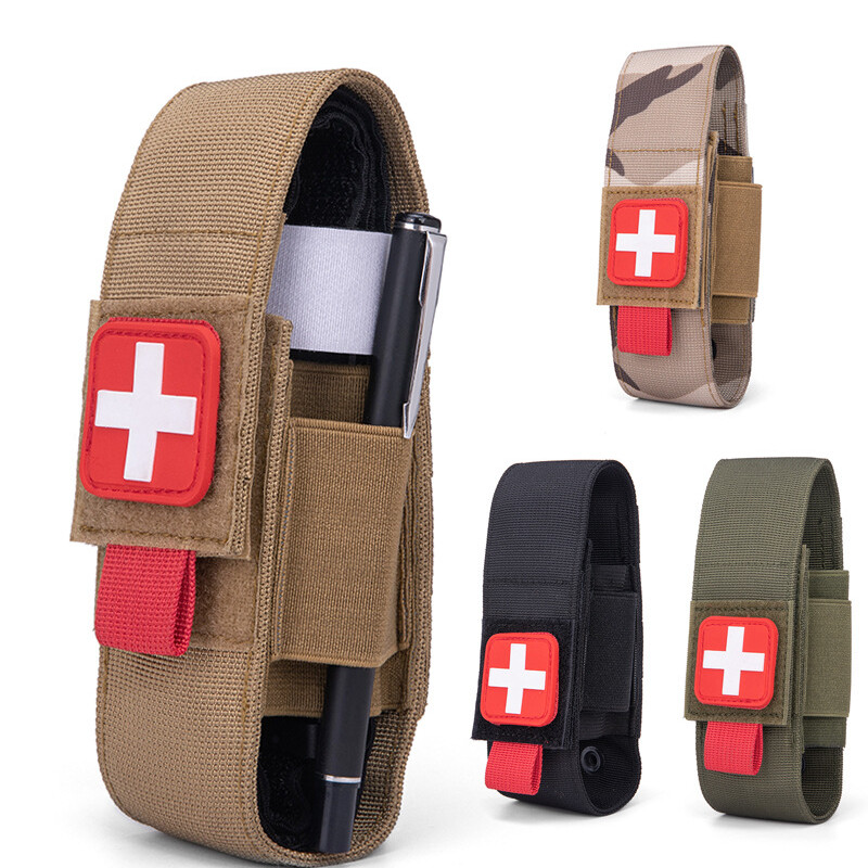 Tourniquet Holder Case Outdoor Tactical Molle Trauma Medical EMT Kit Shear Pouch