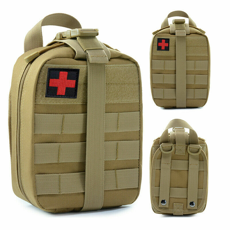 Tactical Survival Medical Kit Bag Mens Military Travel Messenger Bag Sports USA
