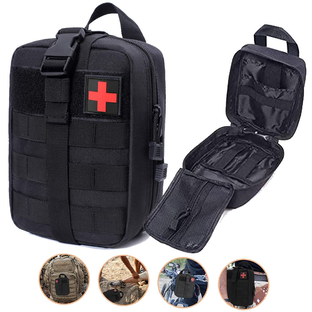 Tactical Molle Survival Hunting Pouch for Ifak EMT First Aid Storage Medic Bag