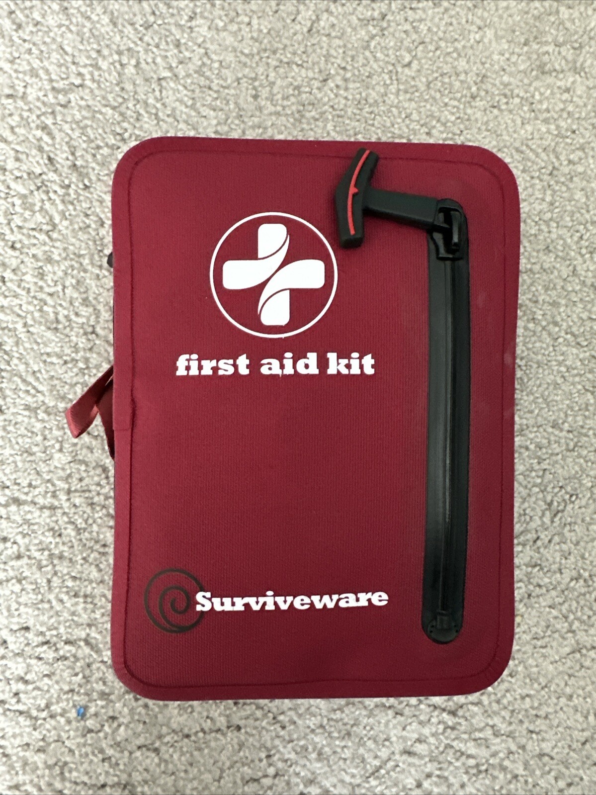 Surviveware 98 pcs Waterproof Premium First Aid Kit for Cars, Boats, Trucks