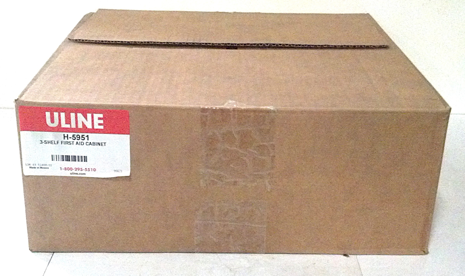 ULINE H-5951 3-Shelf First Aid Cabinet