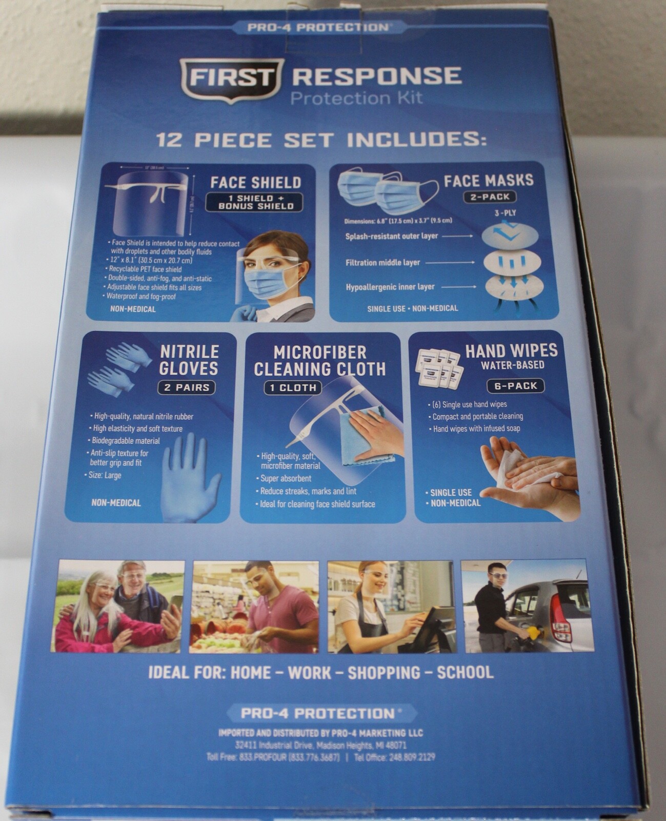 12PC. SET, FIRST RESPONSE PROTECTION KIT, 6617