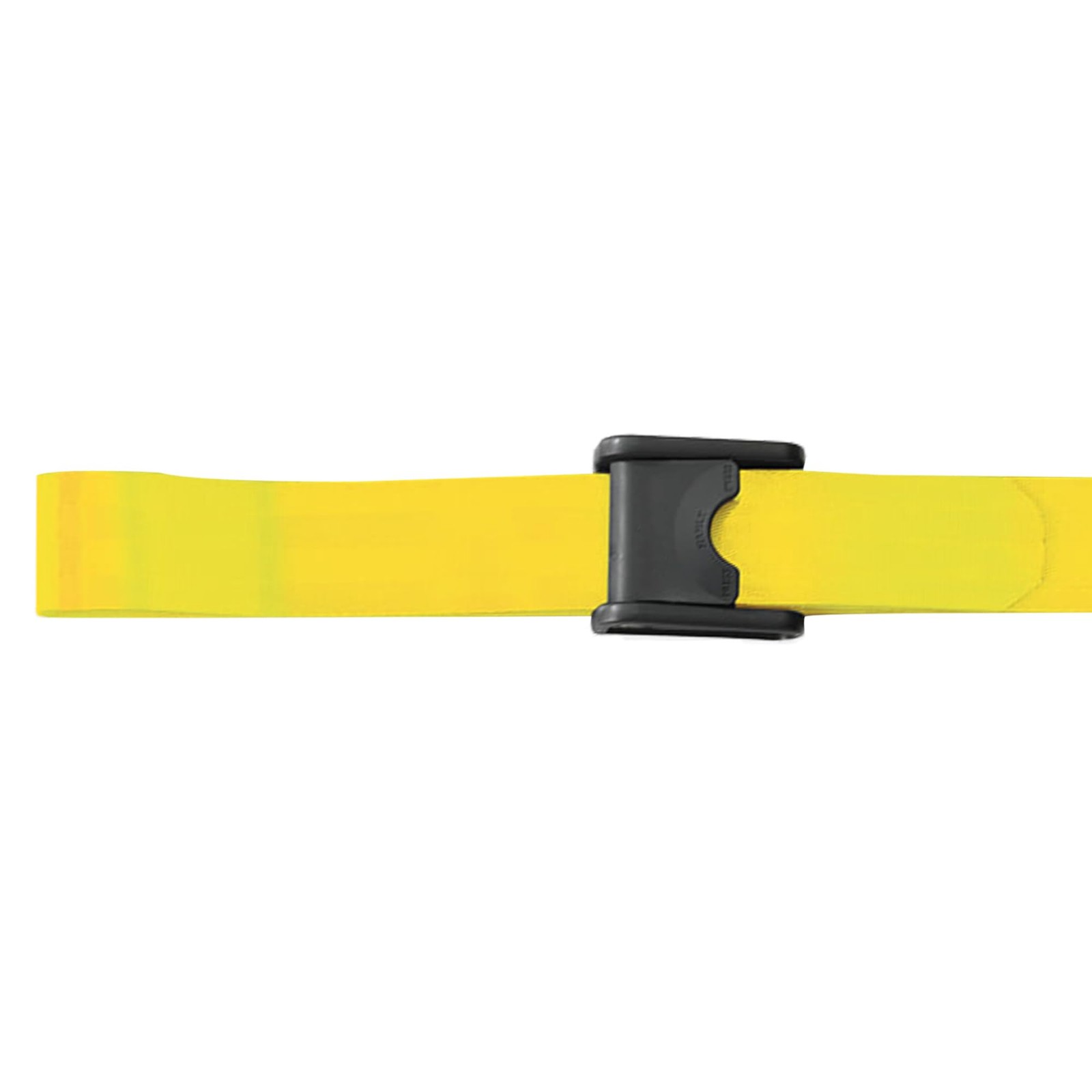 Premium EZ Clean Gait Belt with Spring-Loaded Buckle, Yellow, 60" Long