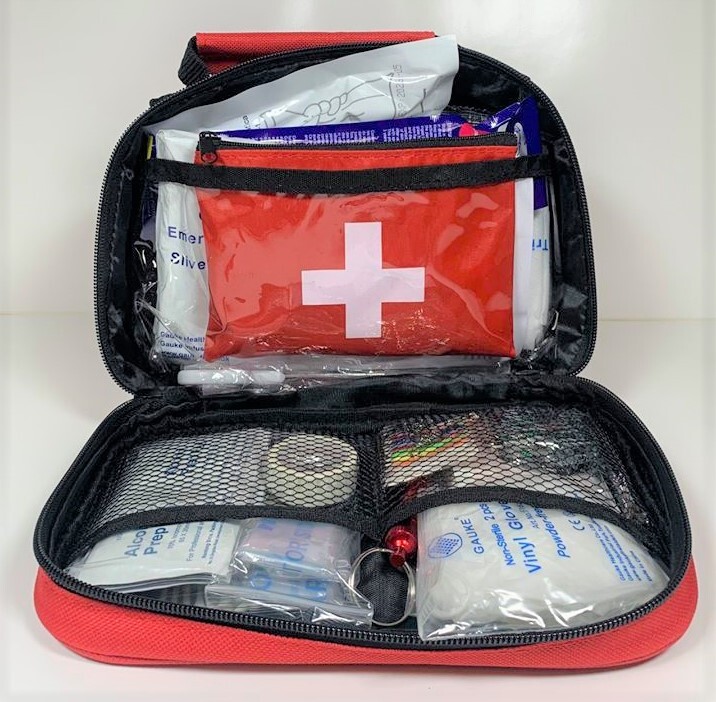 First Aid Kit 150+ Pieces | Home Auto Work Travel Sports