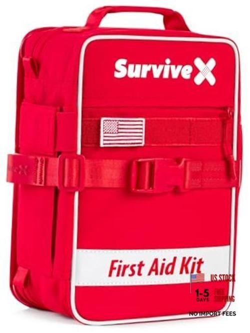 First Aid Kit for Car, Travel & Home – Emergency Kit for Hiking, Large