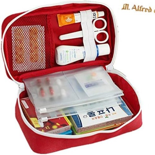 First Aid Bag – First Aid Kit Bag Empty for Home Outdoor Travel Camping Hikin…