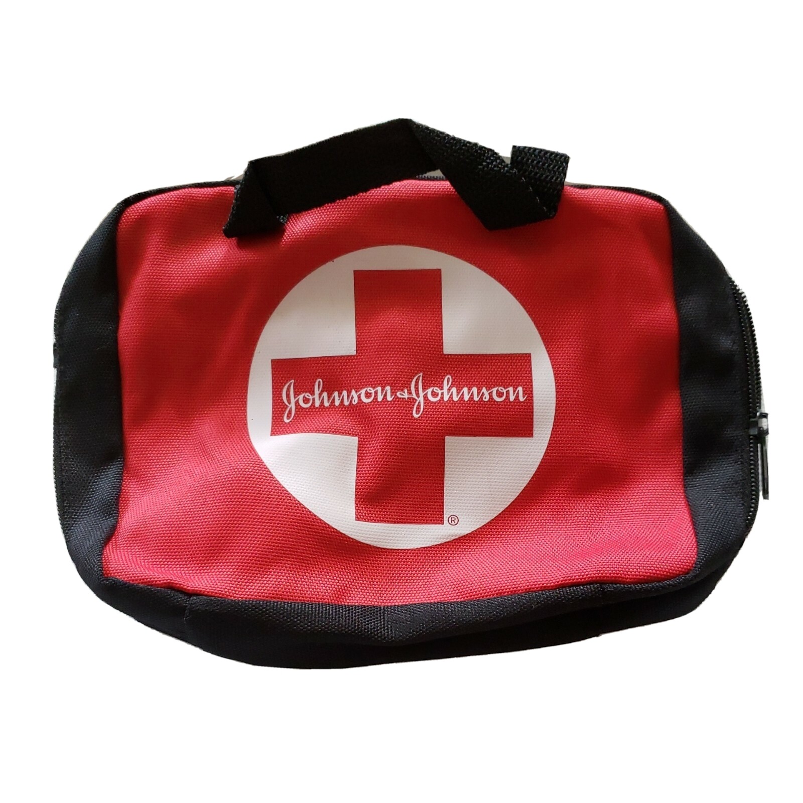 Johnson & Johnson First Aid Kit Bag Pouch Emergency w/ Zipper (Kit not included