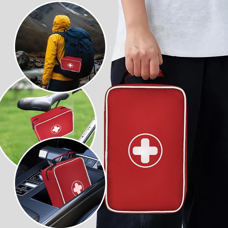 350 Piece Premium First Aid Kit – Large Kit for Home, Car, Office, Camping, H…