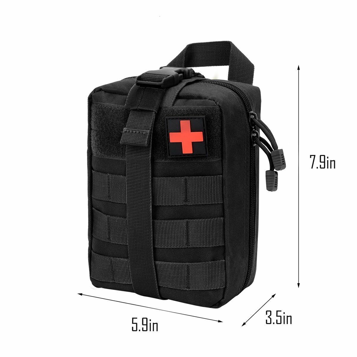 Tactical First Aid Kit Survival Molle Military EMT Medical Pouch Empty Bag US