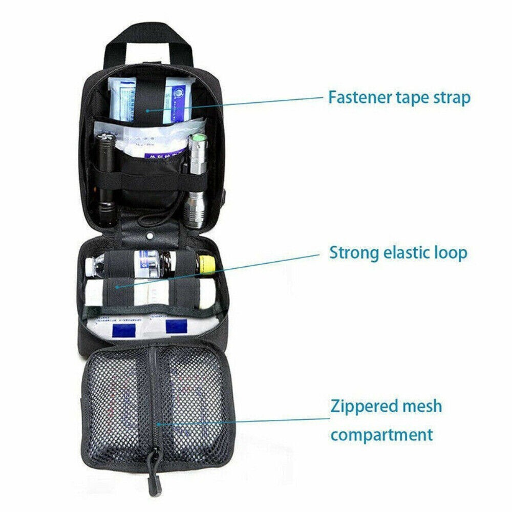 Ifak Pouch Small Molle First Aid Bag Empty Trauma Medical Bag Tactical Belt Pack