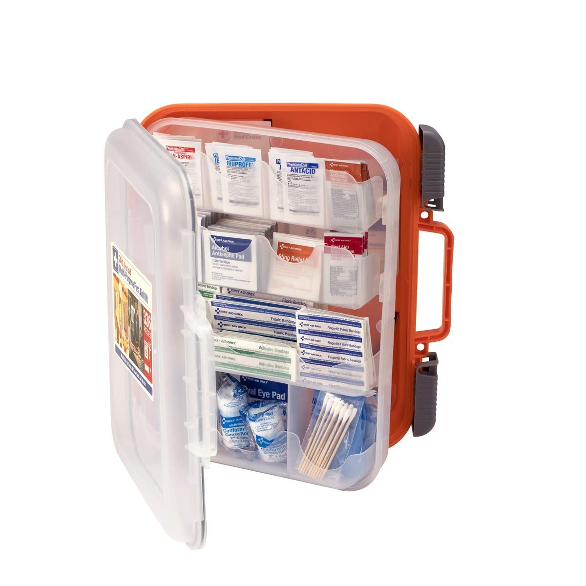 All-Purpose 100-Person Emergency First Aid Kit – OSHA Compliant, 336 Pieces, Pla
