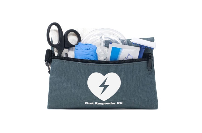 First Responder Emergency Kit – Grey | Compact CPR & Trauma Essentials | New