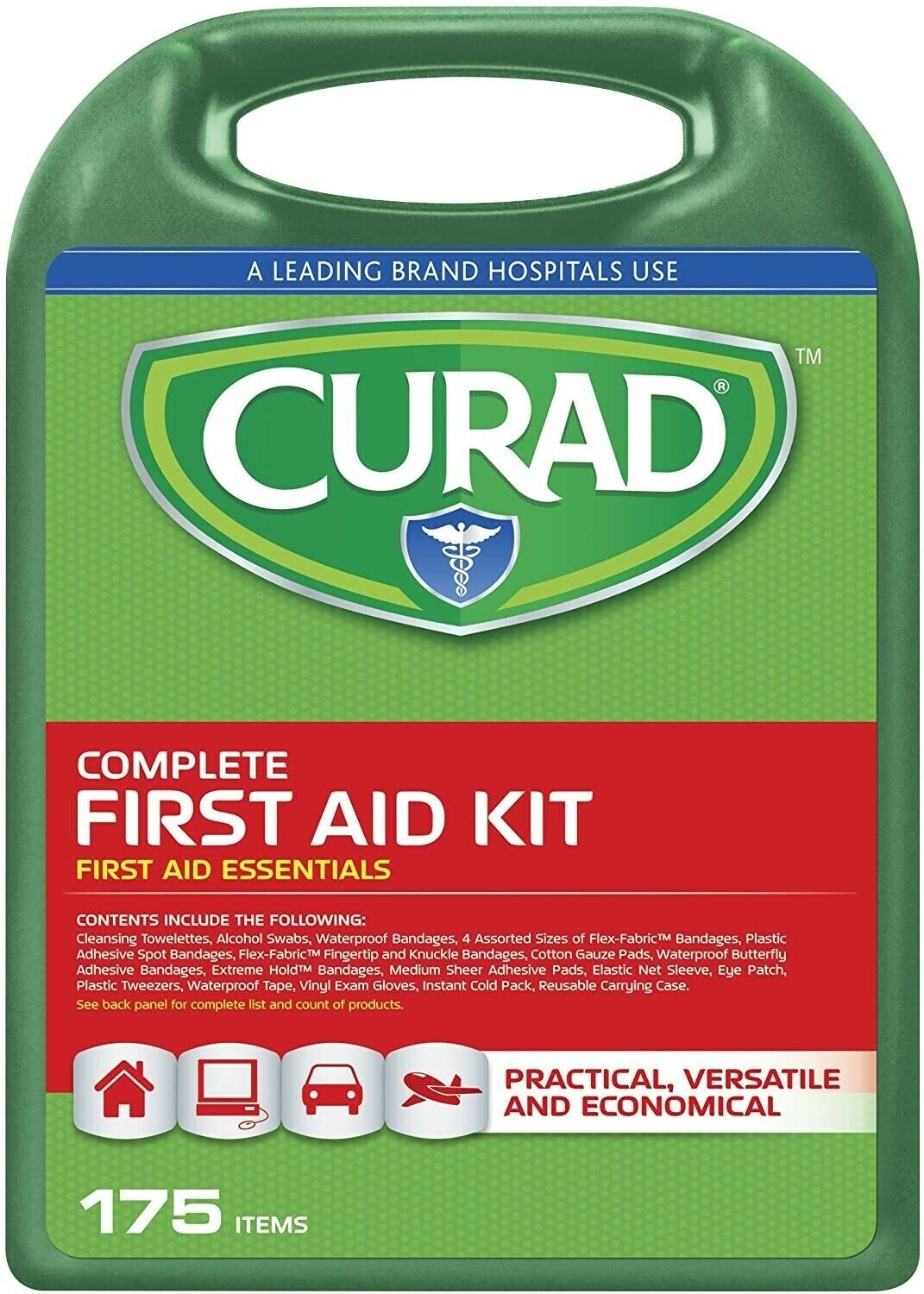 CURAD 175-Piece Complete First Aid Kit 1Ct