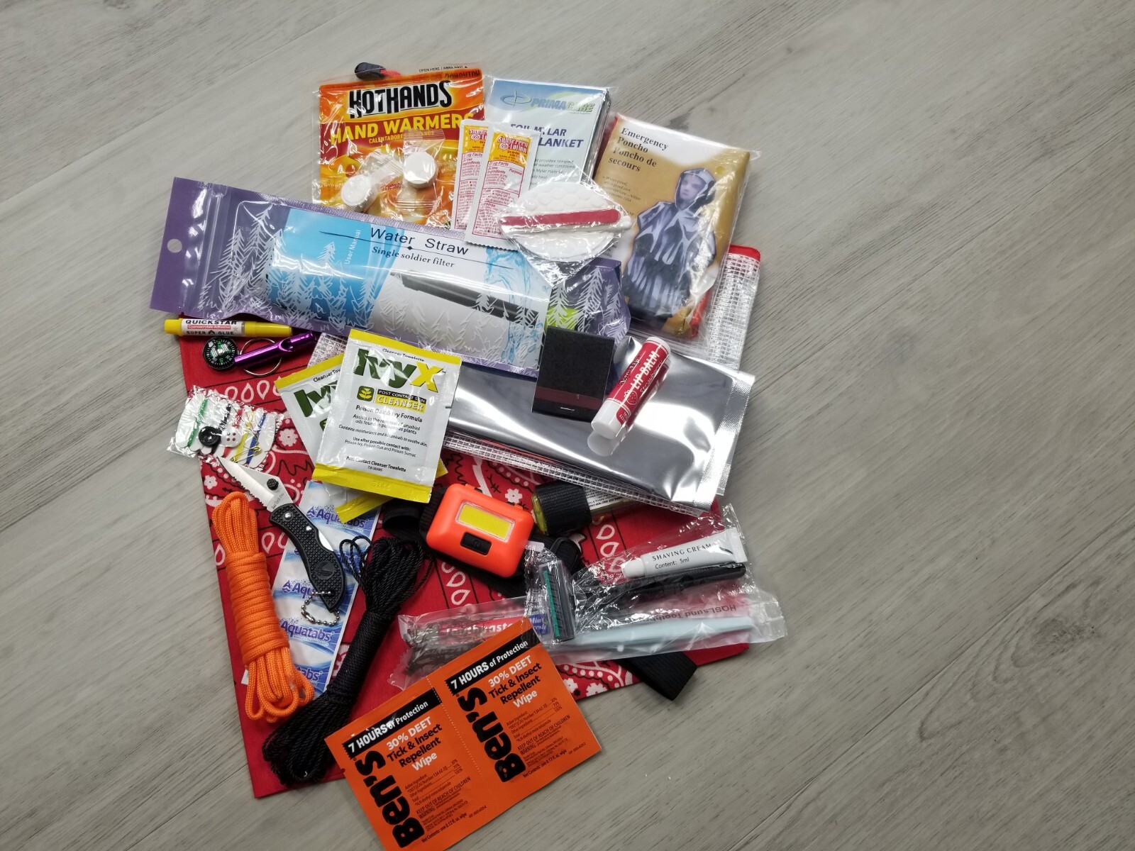Grab And Go Travel Emergency Pouch The Self Rescue Kit.