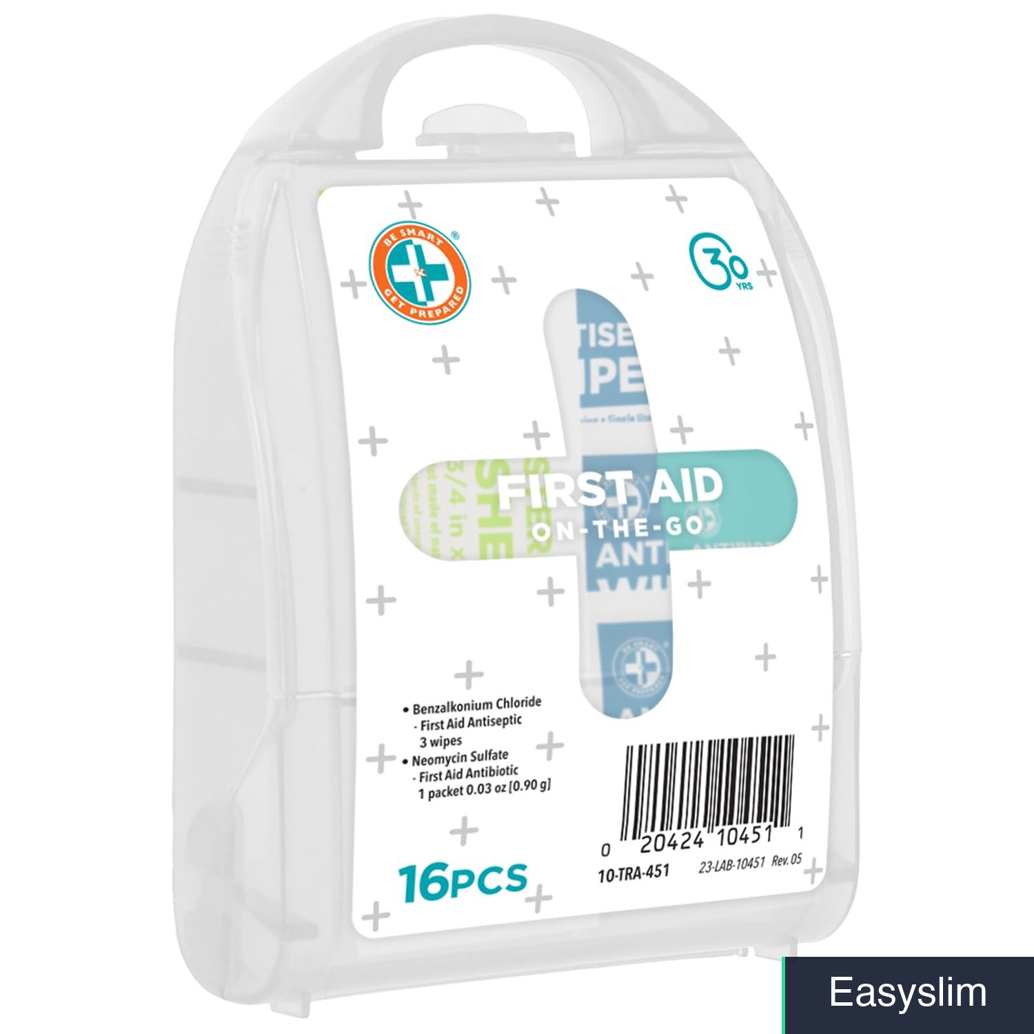 First Aid Kit 16 Pieces Compact Bandages Cuts Scrapes Travel Portable
