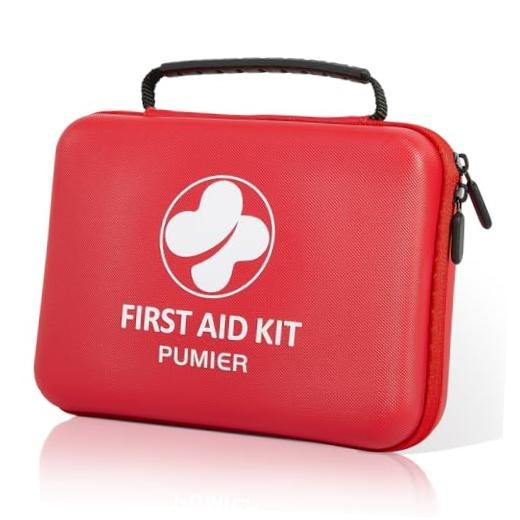 First Aid Kit – 368pcs Waterproof Compact Portable Hard Case – Ideal for Home,