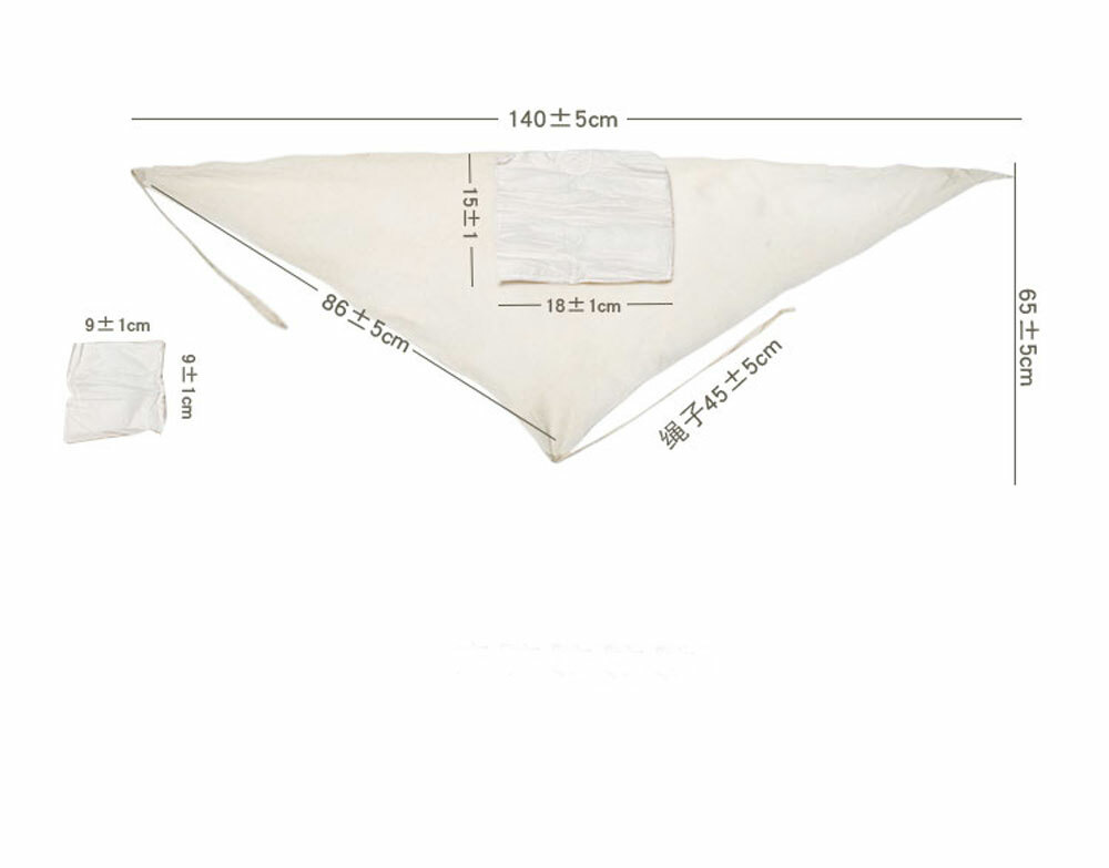 Surplus China Army Compression Sterile Triangle Towel Scarf First Aid Kit Ty82