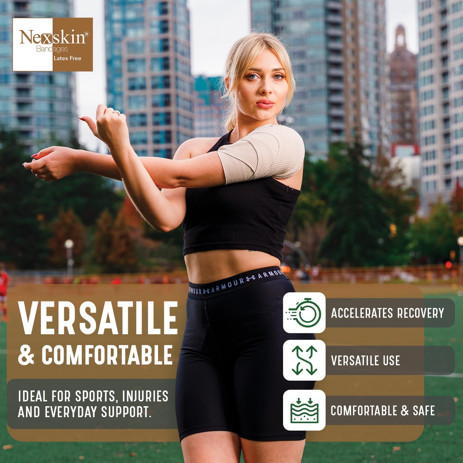 Premium Elastic Bandage Wrap (4” Wide, 6 Pack) – Nexskin Latex Free 6 Pack