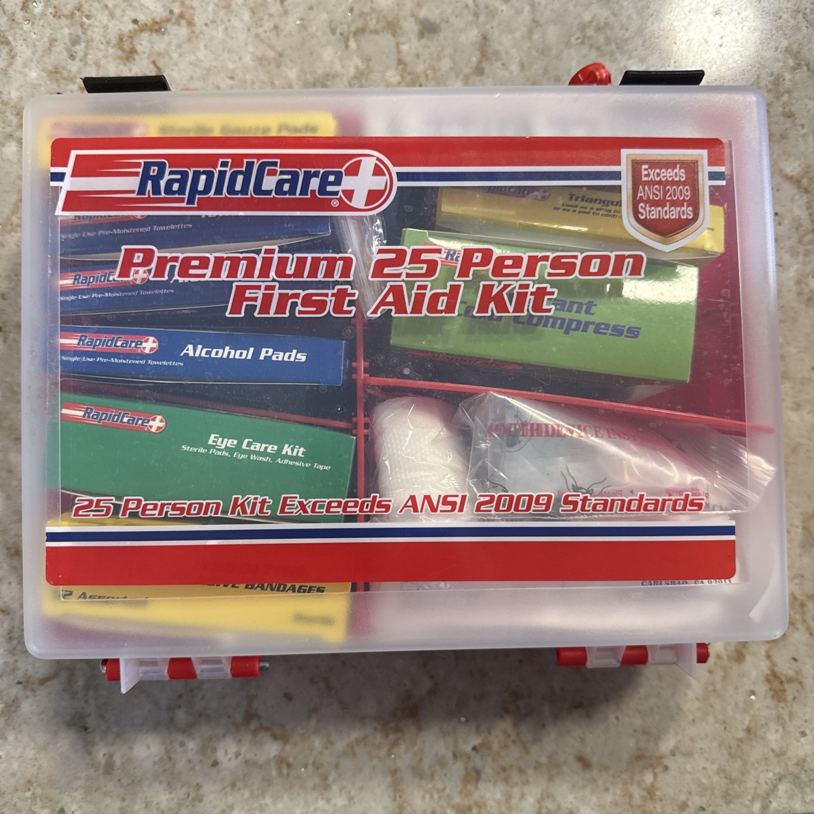BRAND NEW FIRST AID KIT 130 Pieces, 25 Person Kit