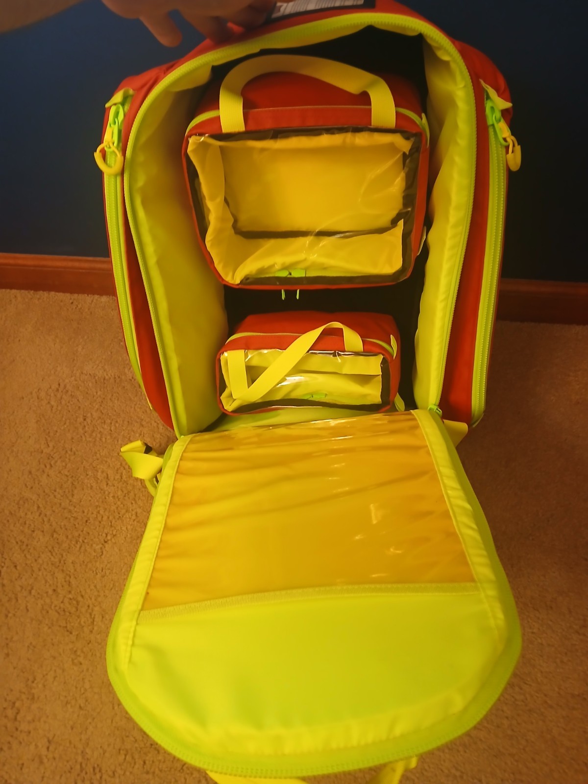 STAT PACKS G3 QUICKLOOK BACKPACK AED. New W/O Tags. Designed For AED & SUPPLIES.