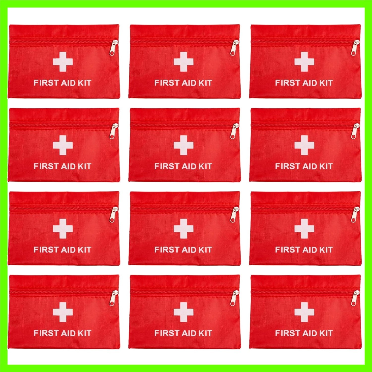 First Aid Bag Empty,Mini First Aid Pouch Empty,Mini First Aid Kit Bulk,Zipper…