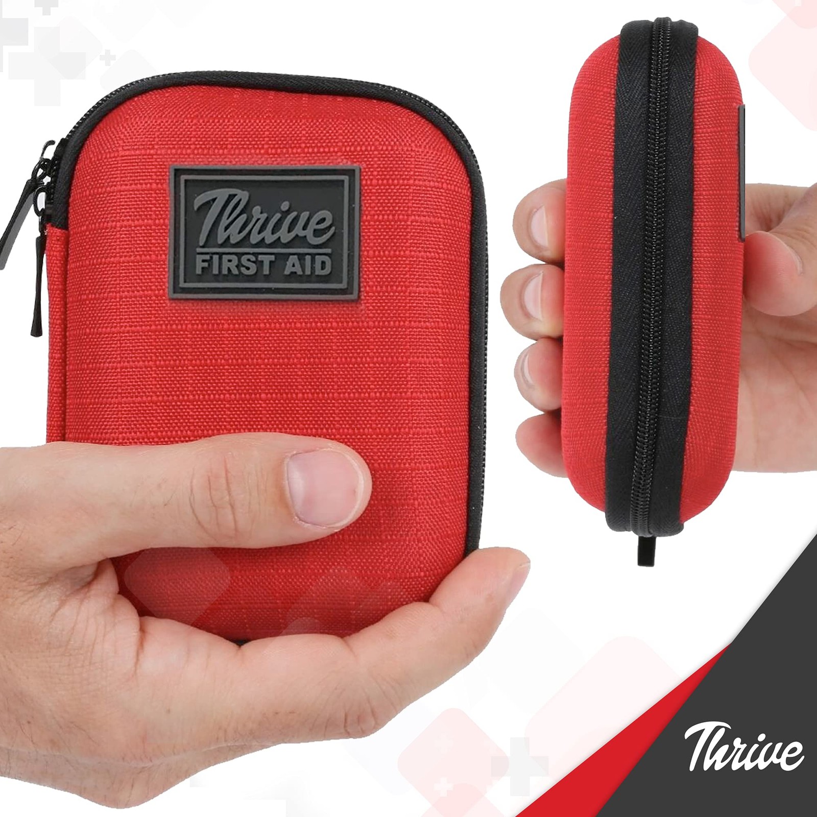Mini First Aid Kit – Compact Travel Essentials Pack – Waterproof Camping Esse…