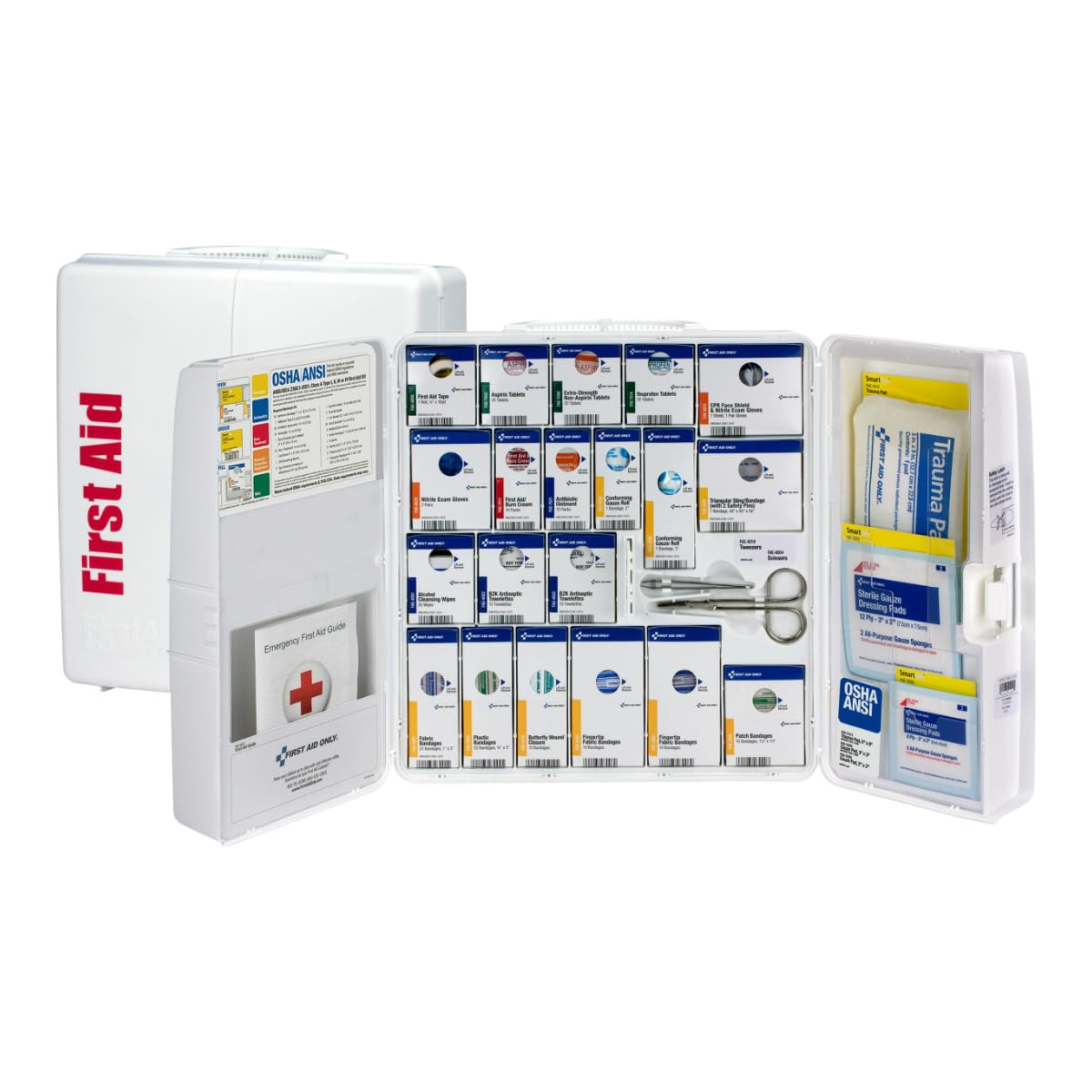 Smartcompliance 50-Person OSHA Compliant First Aid Kit for Business and Office S