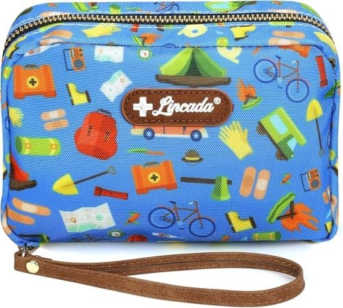 Portable Travel First Aid Kit for Kids and Adults, 143 Pieces All-Purpose Emerge