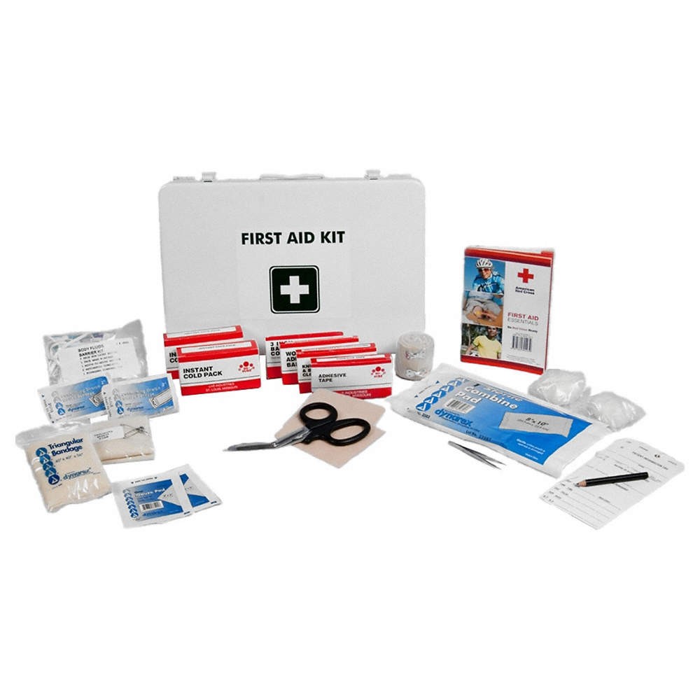 ABILITY ONE 6545-00-656-1094 First Aid Kit w/House,30pcs,14 1/8×9.5" 5MM68