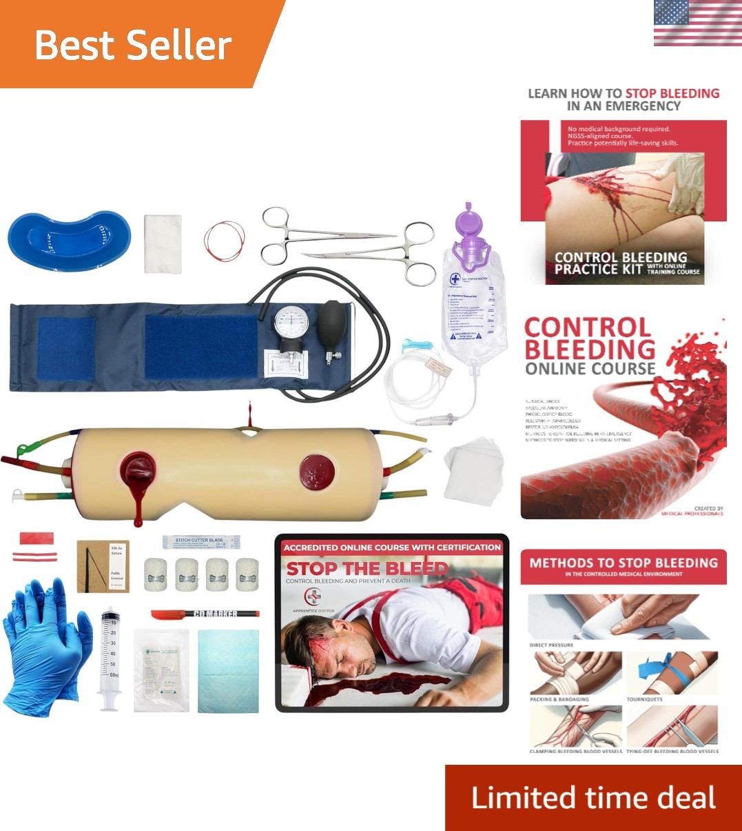 Stop the Bleed Kit by – Tourniquet Kit – Bleeding Control Kit with an Accredi…