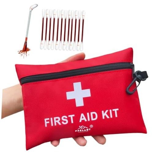 52 Piece Small First Aid Kit, Travel Size First Aid Kit TSA Approved, Mini 1