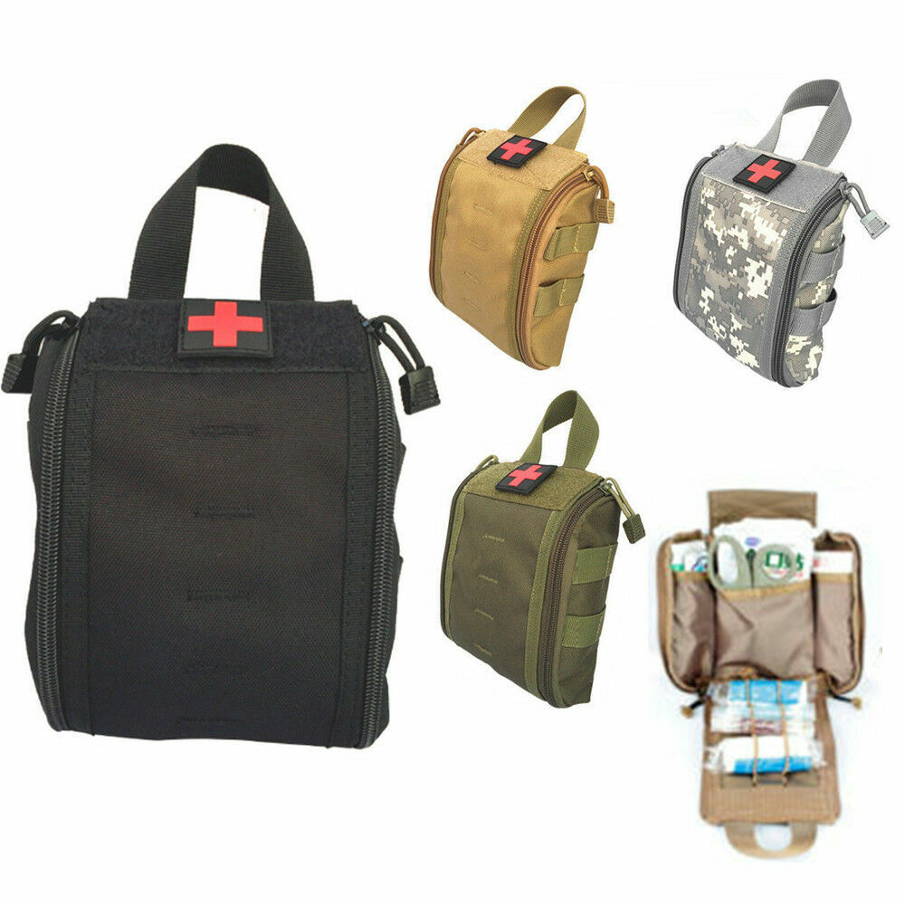 Tactical Military First Aid Medical Emergency Kit Molle EMT Pouch Survival Kit