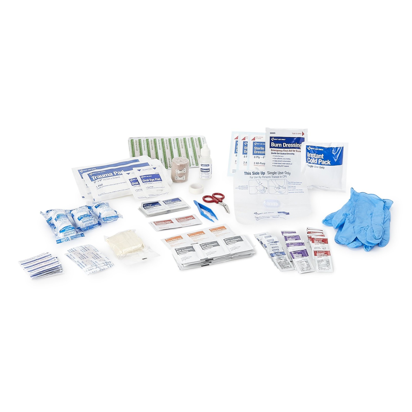 McKesson 50 Person Wall Mount First Aid Kit Plastic Case 6 per Case