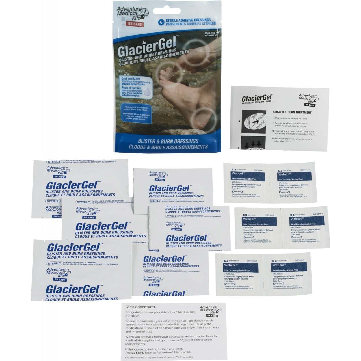 Adventure Medical 0155-0552 GlacierGel Blister and Burn Dressing 15%OFF