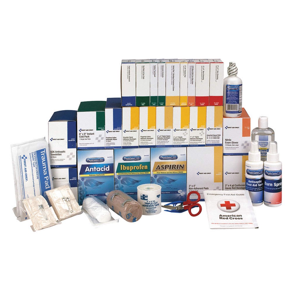FIRST AID ONLY 90625 Complete Refill or Kit,1,068pcs 48ZE31