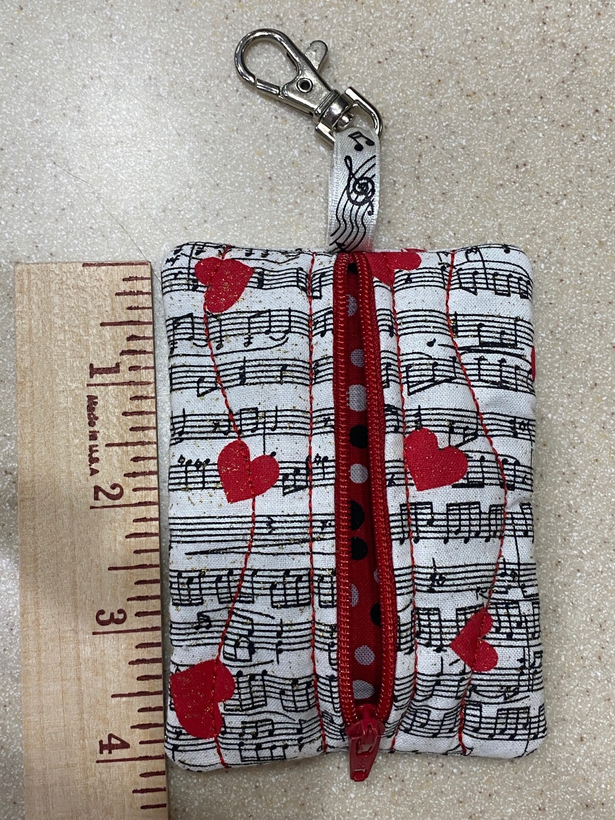 Clip on Pouch Case Holder Auvi-Q Inhaler Gift Card Money Identification Music