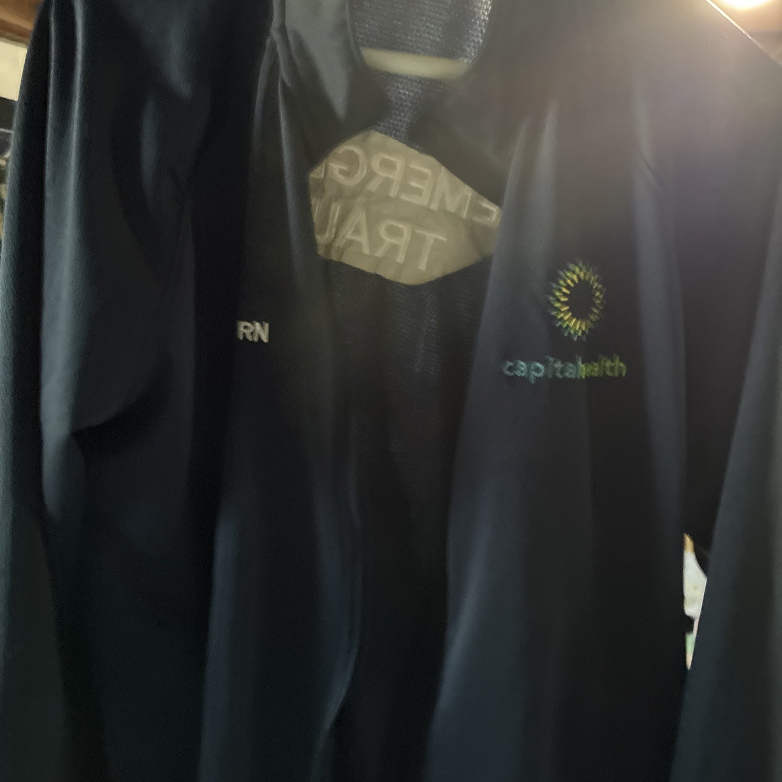 Emergency Trama Capital Health Anita RN Jacket Rare