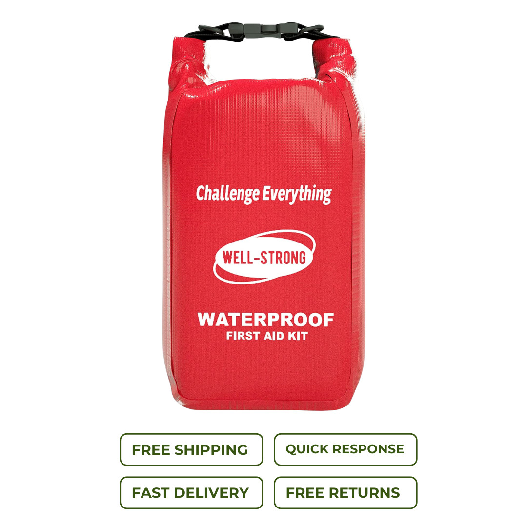Waterproof First Aid Kit for Boating, Kayaking, Fishing & Outdoor Activities