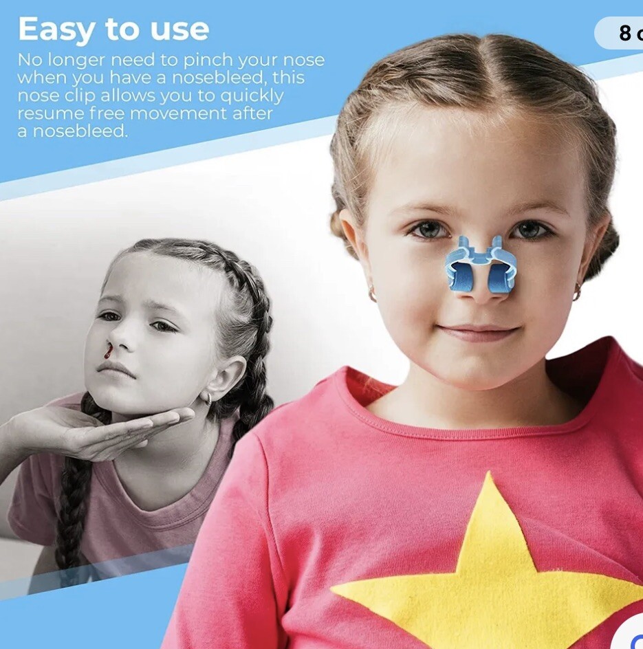 Zipwaze Stop Nosebleeds Epistaxis Clips Nose Bleed Stopper Nasal Clip (12 Boxes)