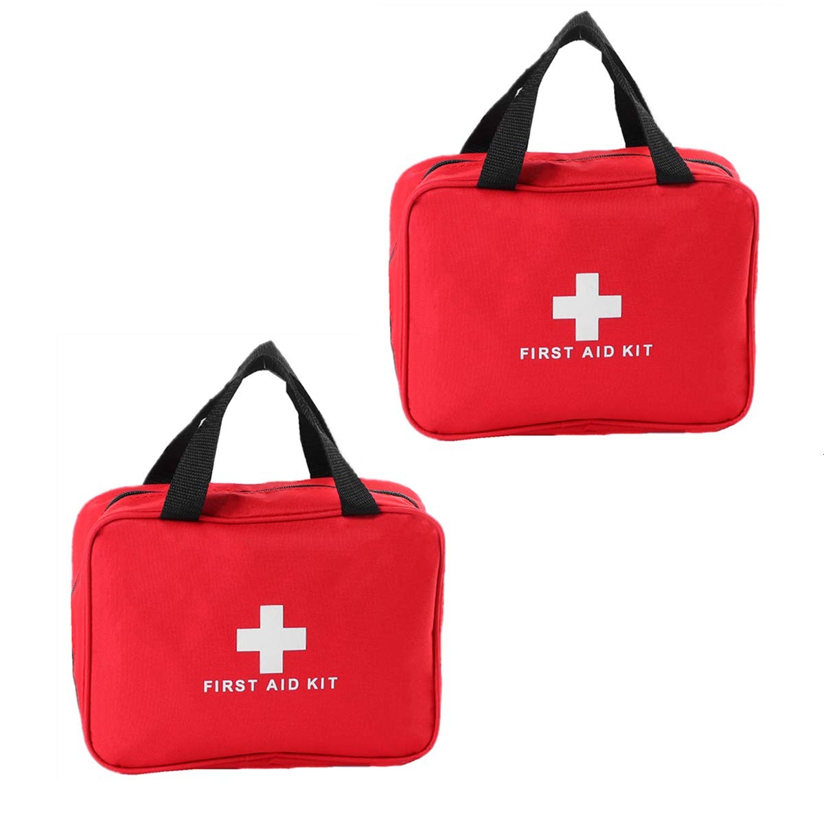First Aid Bag First Aid Kit Empty Medical Storage Bag Red Trauma Bag for Emer…
