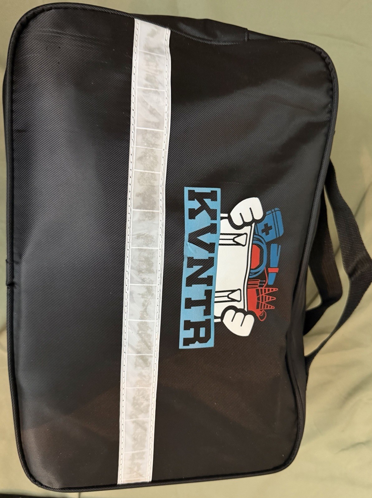 KVNTB First Aid Kit Black Bag for First Aid, Unisex Department Emergency Kit