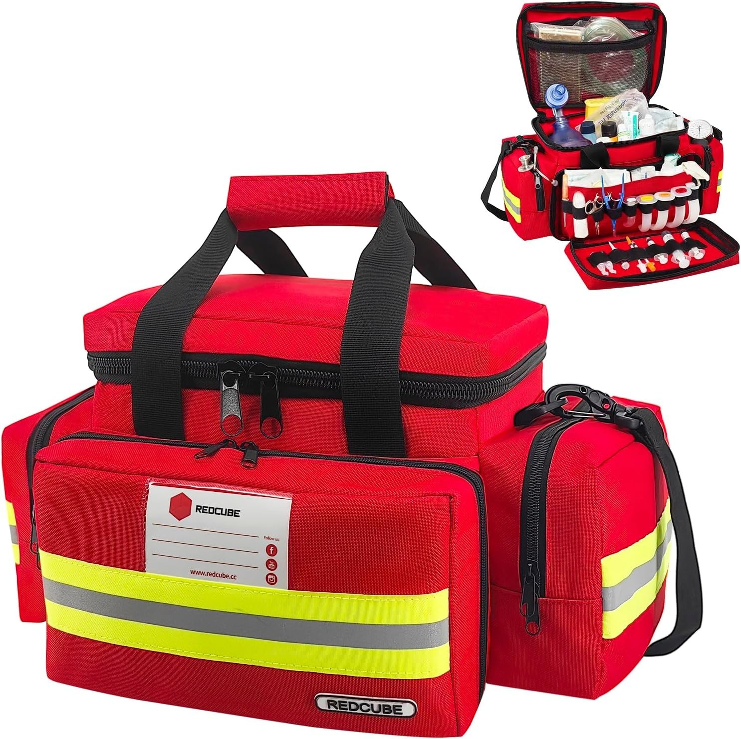 Emergency Bag First Aid Bags Empty First Responder Bag Red