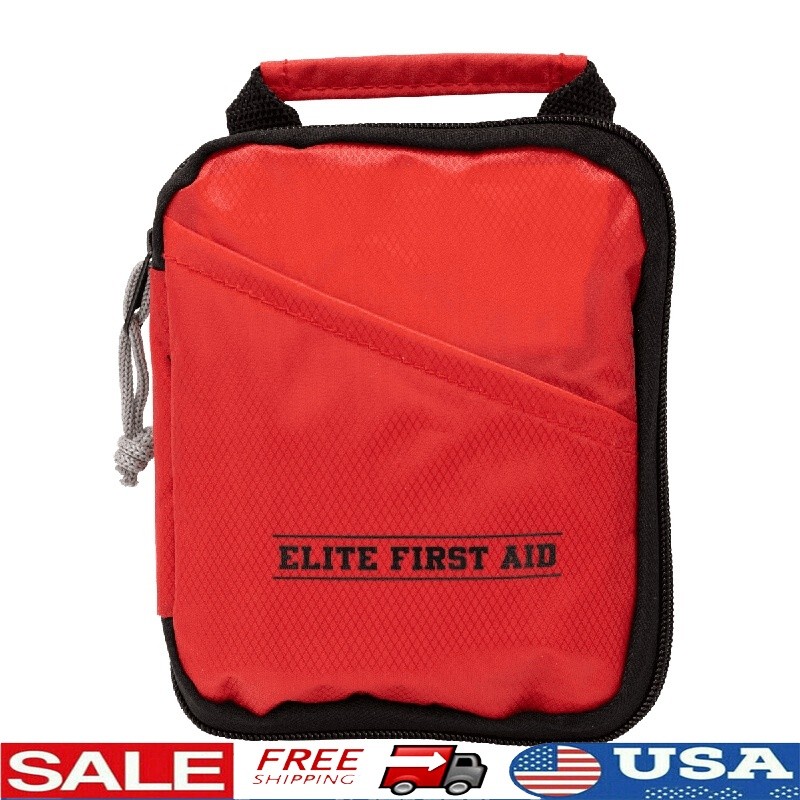 66 Piece First Aid Kit Compact Emergency Preparedness Grab & Go Home Travel New