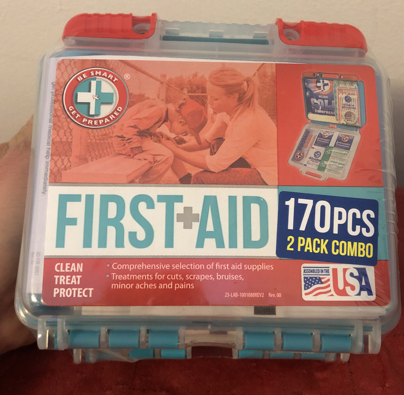 2 Pack First Aid Kits 170 Pcs Travel Brand New Sealed