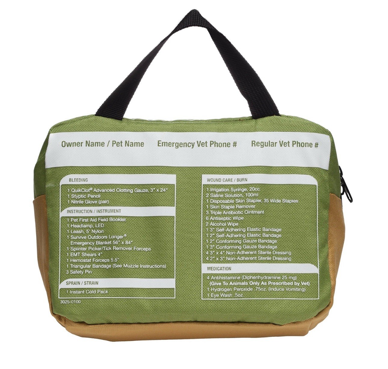 Adventure Medical Kits Workin' Dog Canine First Aid Kit with QuikClot