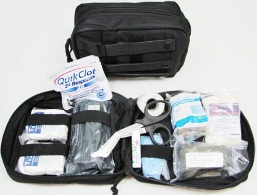 ELITE FIRST AID Tactical IFAK Kit STOCKED Survival Trauma GI Medic Set EDC TAN
