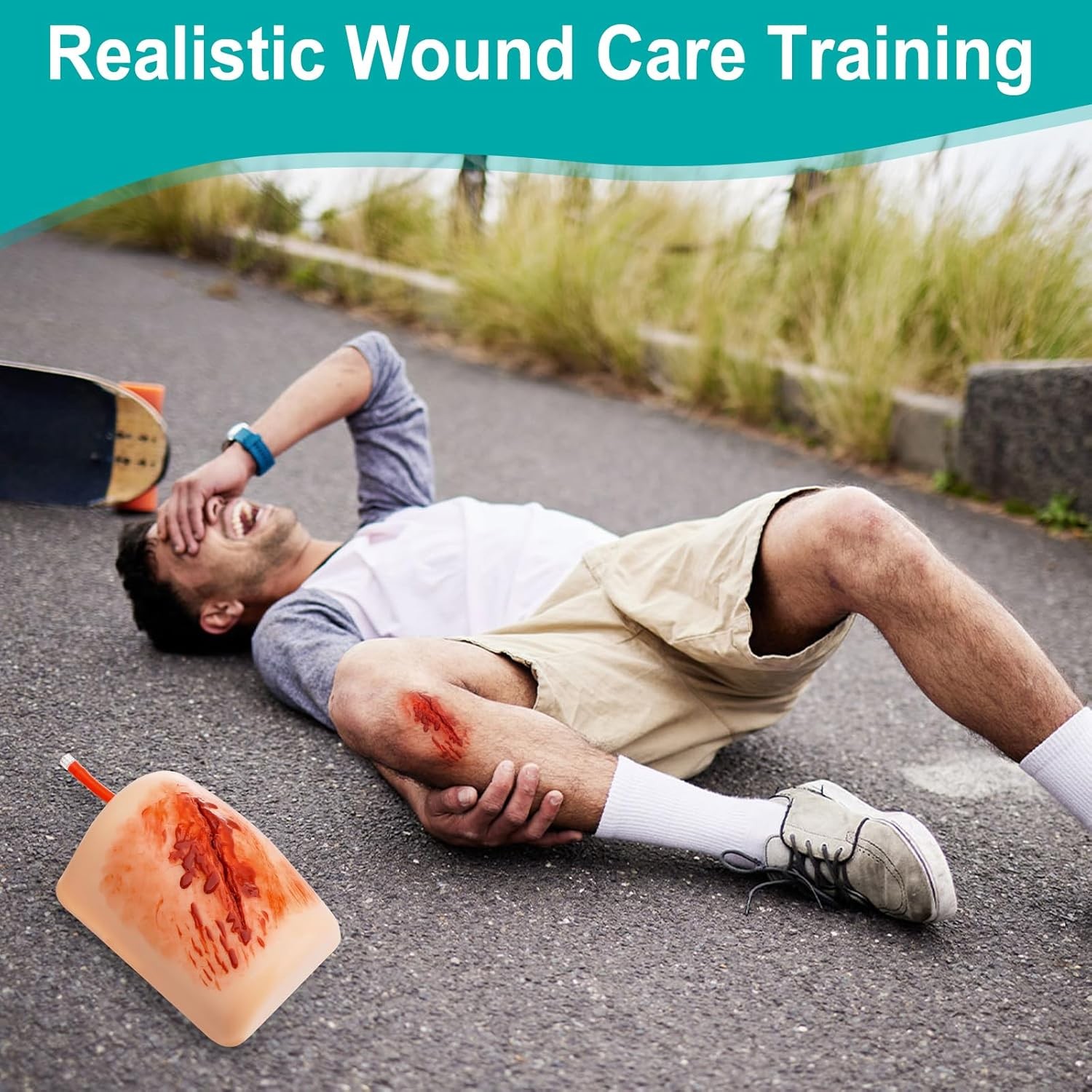 Wound Trainer Medical Practice Wound Model Teaching Model Trauma Wound Bleed Kit