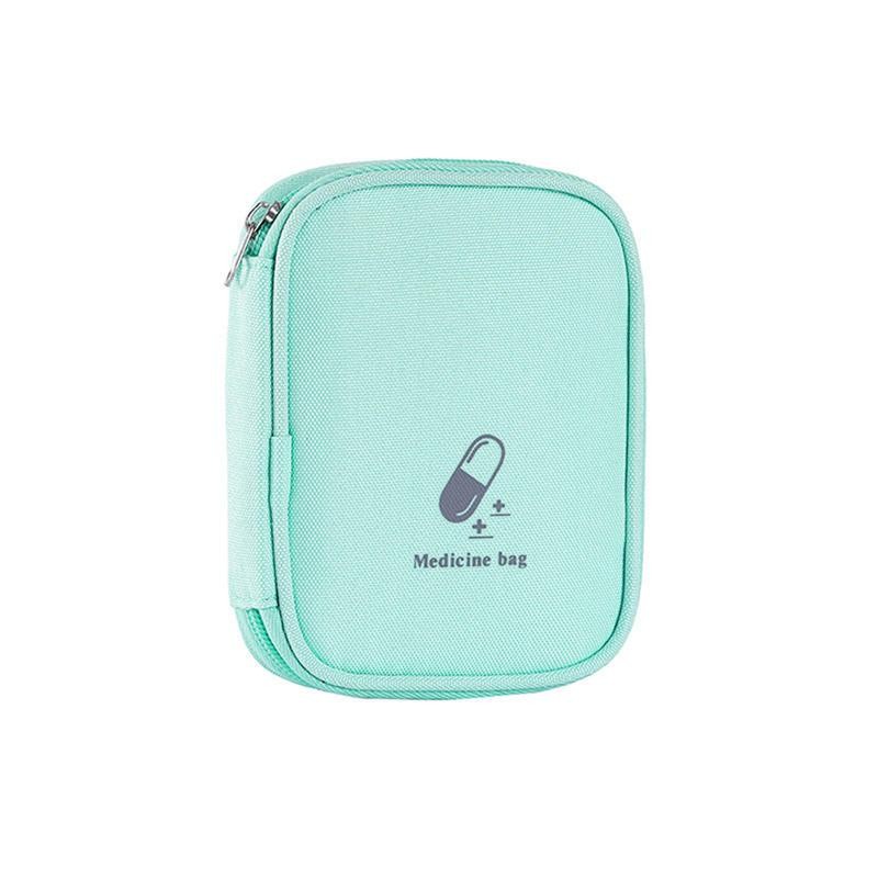 Portable First Aid Kit Travel Mini Medical Pouch Emergency Pill Organizer